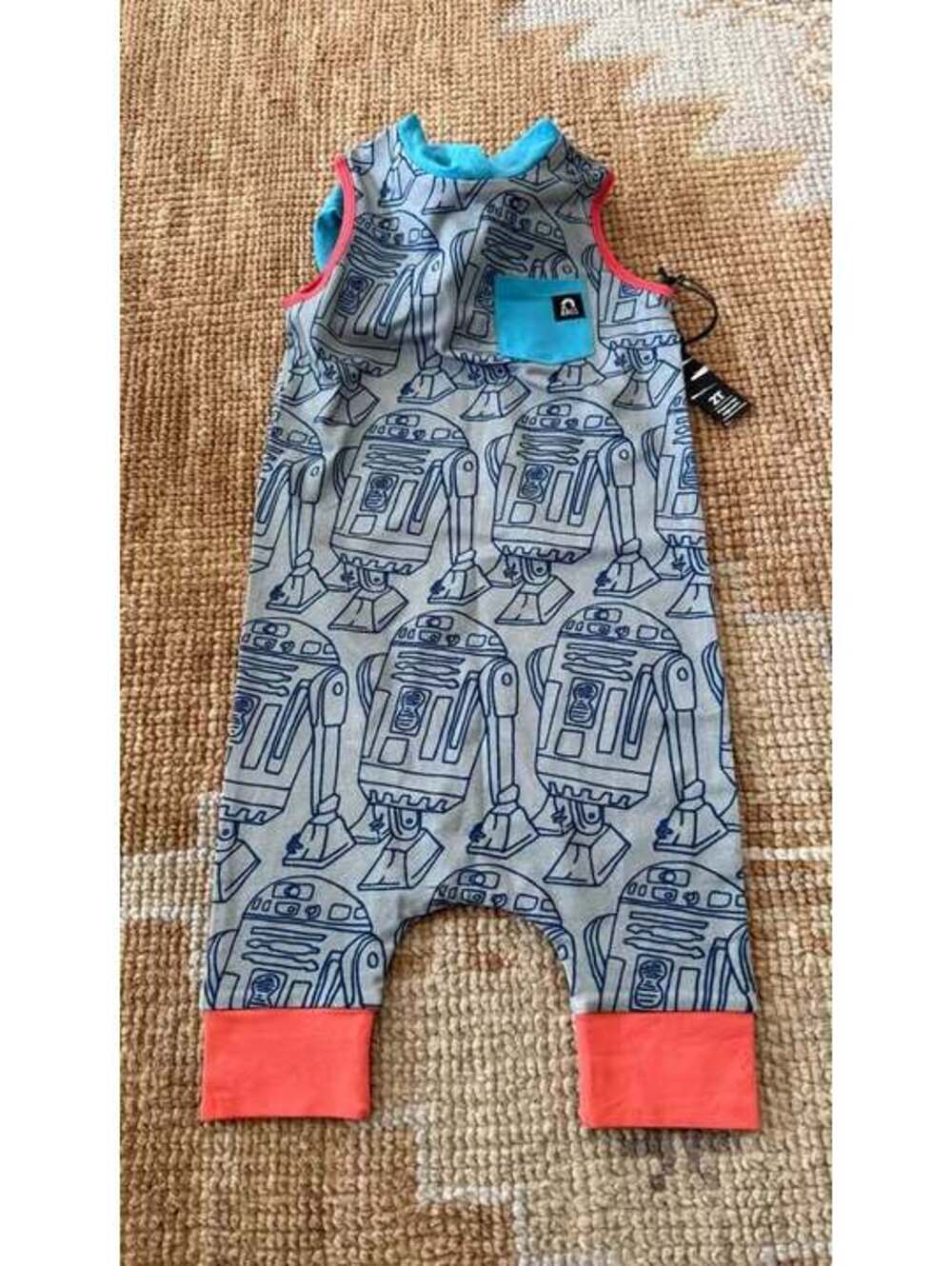 Rags Star Wars r2-d2 2t romper nwt